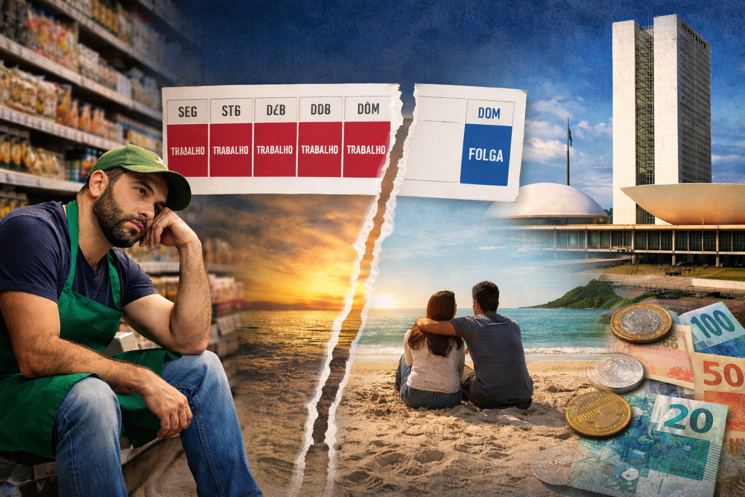 Fim da escala 6x1 O que pode mudar no trabalho