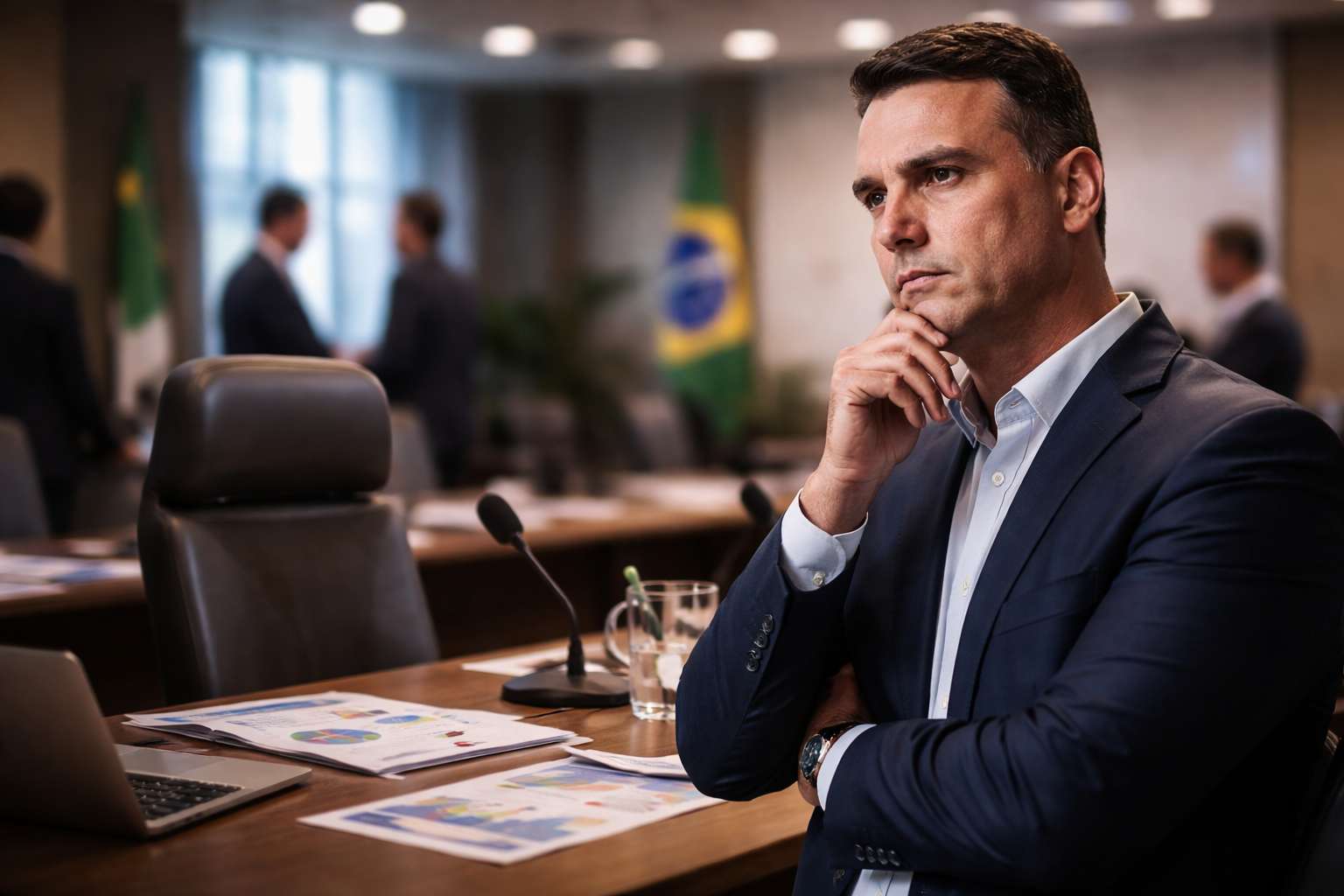 Flávio Bolsonaro e o impasse do marqueteiro Flávio Bolsonaro e o impasse do marqueteiro