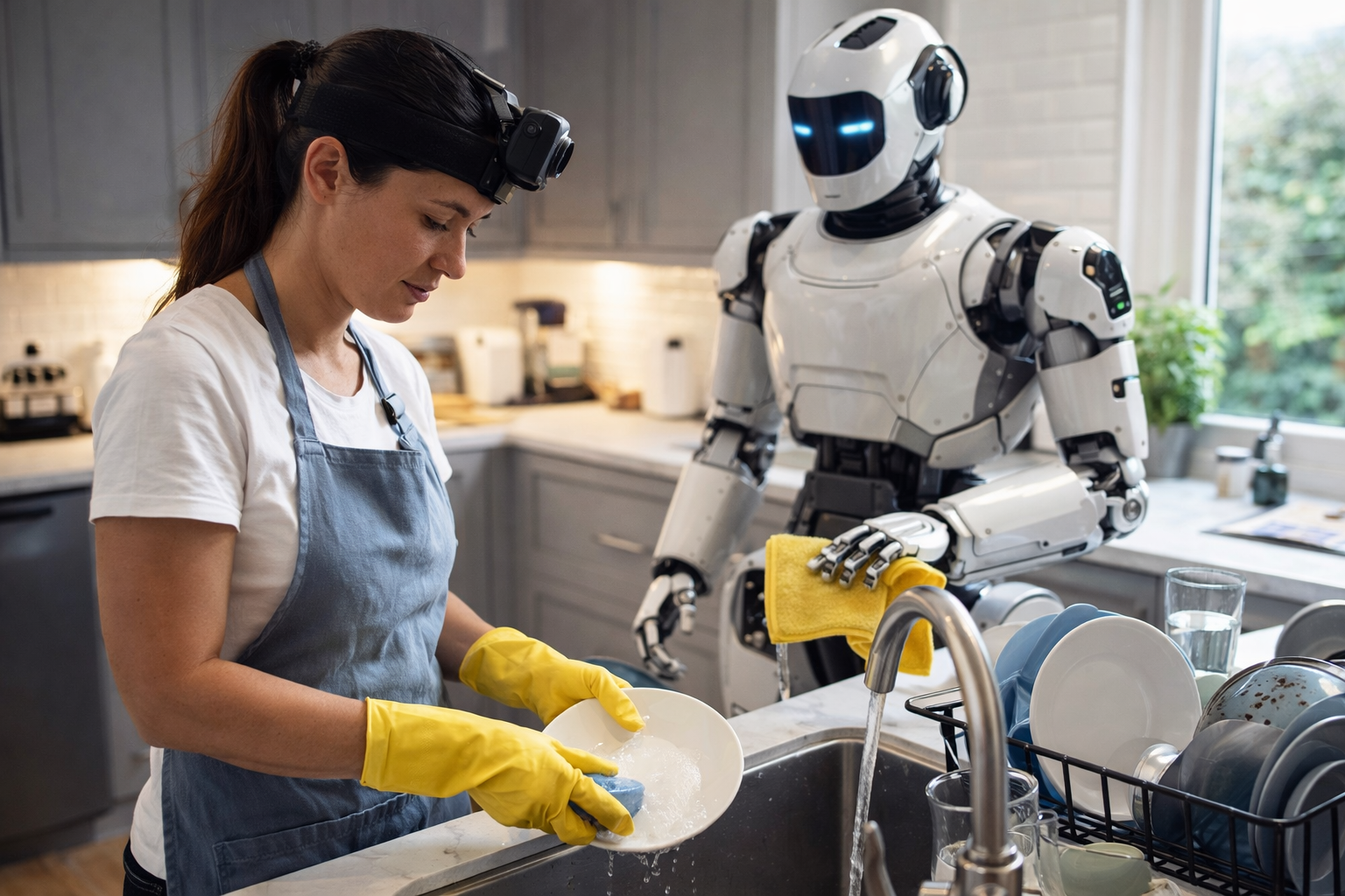 Vale do Silício paga para treinar robôs em casa